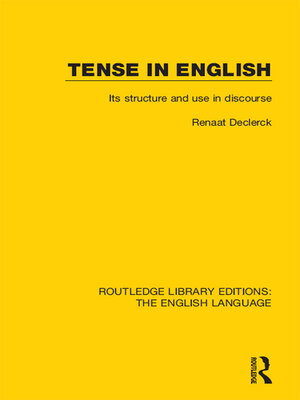 cover image of Tense in English